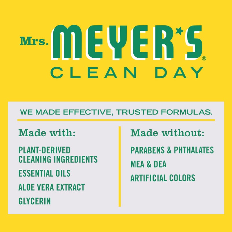 MRS. MEYER'S CLEAN D السّيدة. صابون الأطباق السائل من مايرز كلين داي، تركيبة قابلة للتحلل الحيوي، زهر العسل 16 أونصة سائلة. أوقية - Image 3